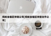 蚂蚁金服区块链公司[蚂蚁金服区块链合作公司]